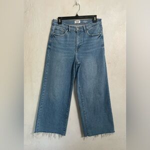 Kensie The Kaya High Rise & Wide Leg Crop Jean For Womens